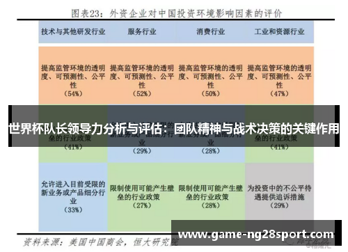 世界杯队长领导力分析与评估：团队精神与战术决策的关键作用