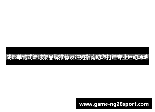 成都单臂式篮球架品牌推荐及选购指南助您打造专业运动场地