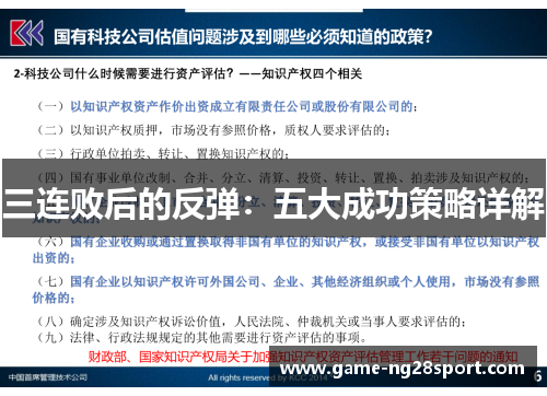 三连败后的反弹：五大成功策略详解